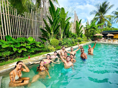 Afternoon & Evening: Workshop, Volleyball, Salsa, Pool, Trivia